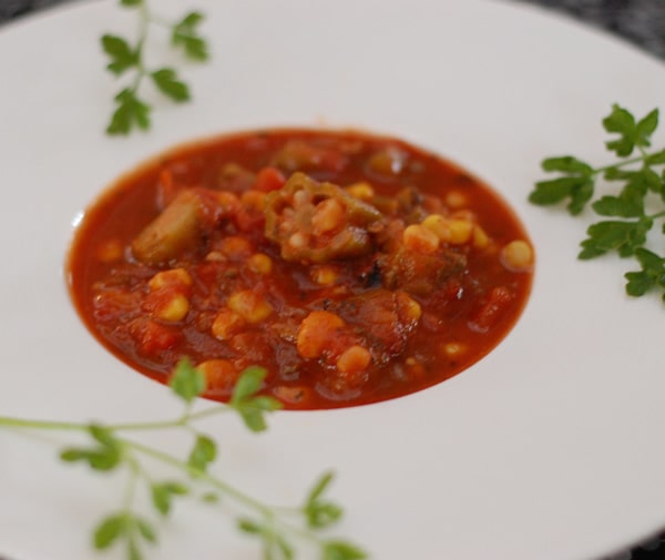 Creole Okra Corn Soup