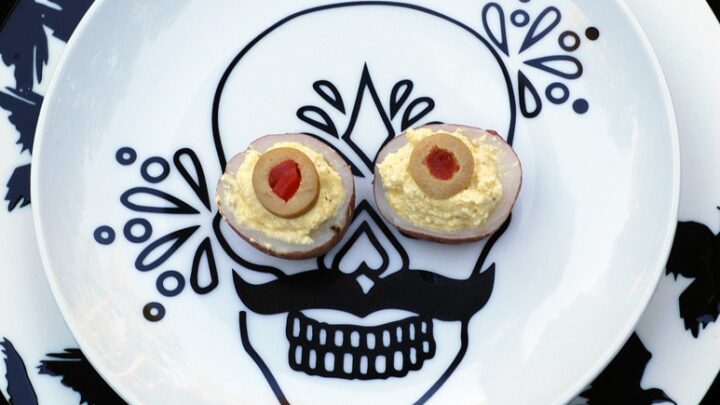 Image for Vegan Deviled Potatoes for Halloween