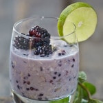 Blackberry Mojito Overnight Oats from OATrageous Oatmeals