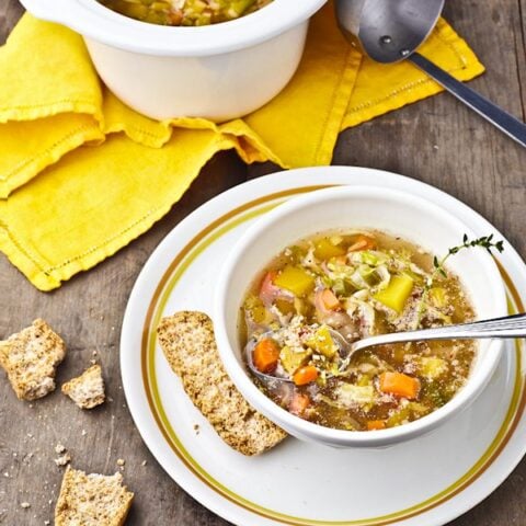 2 Quart Slow Cookers and an Autumn Harvest Veggie Soup Recipe - Healthy ...