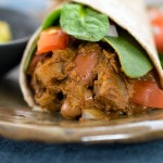 Vegan Slow Cooker Potato and Bean Mole