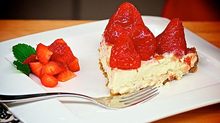 Vegan Strawberry Mountain Pie from The Jazzy Vegetarian