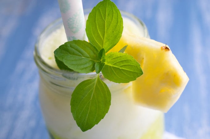 Pineapple Mint Agua Fresca