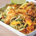 Vegan Drenched Pad That Salad with Zoodles from The Little Vegan Cookbook