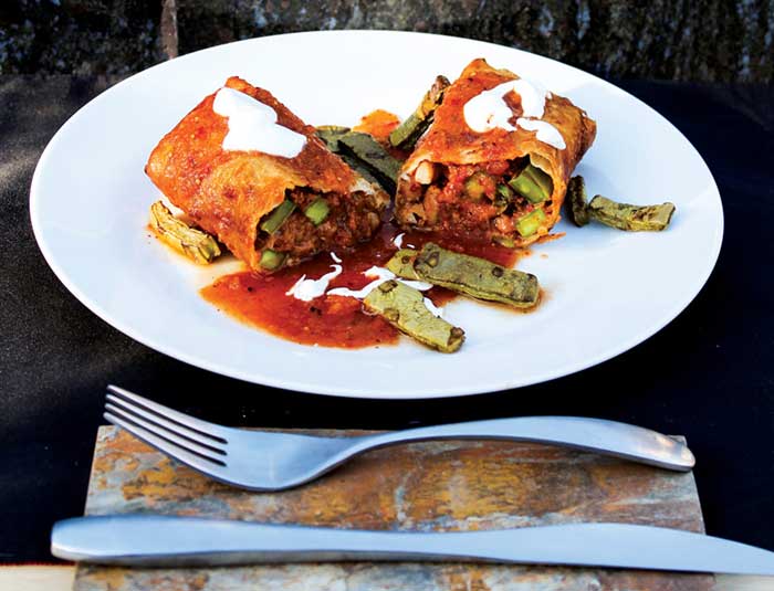 Northern Mexico Chimichangas from Vegan Mexico