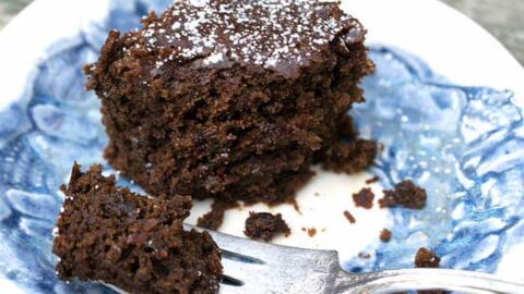 Vegan Gluten-free Gingerbread Made with Teff Flour