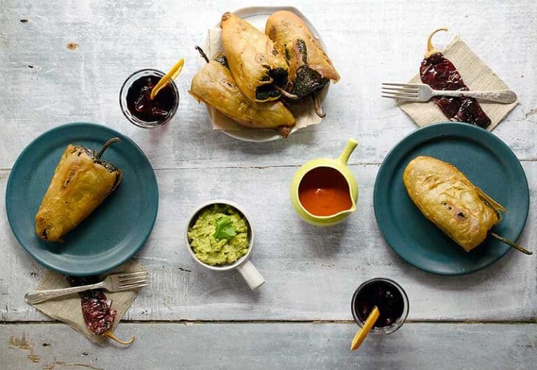 Vegan Potato Chiles Rellenos with an Oilfree Option Healthy Slow Cooking