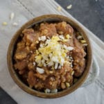 Vegan Instant Pot Cranberry Bean, Millet and Bulgur Chili