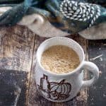 Slow Cooker vegan maple pumpkin latte - perfect for fall!