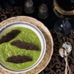 Ghoulishly Green Vegan Potato Soup