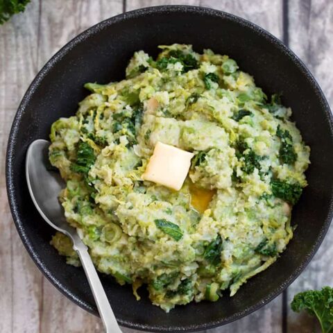 Vegan Cruciferous Colcannon for St. Patrick's Day