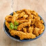 Vegan Air Fryer Southern Fried "Chicken" Soy Curls