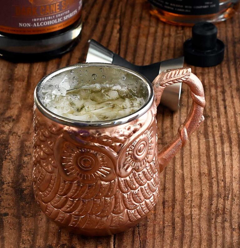 Pumpkin Spice Cocktail with Rum and Hard Cider Plus Zero Alcohol