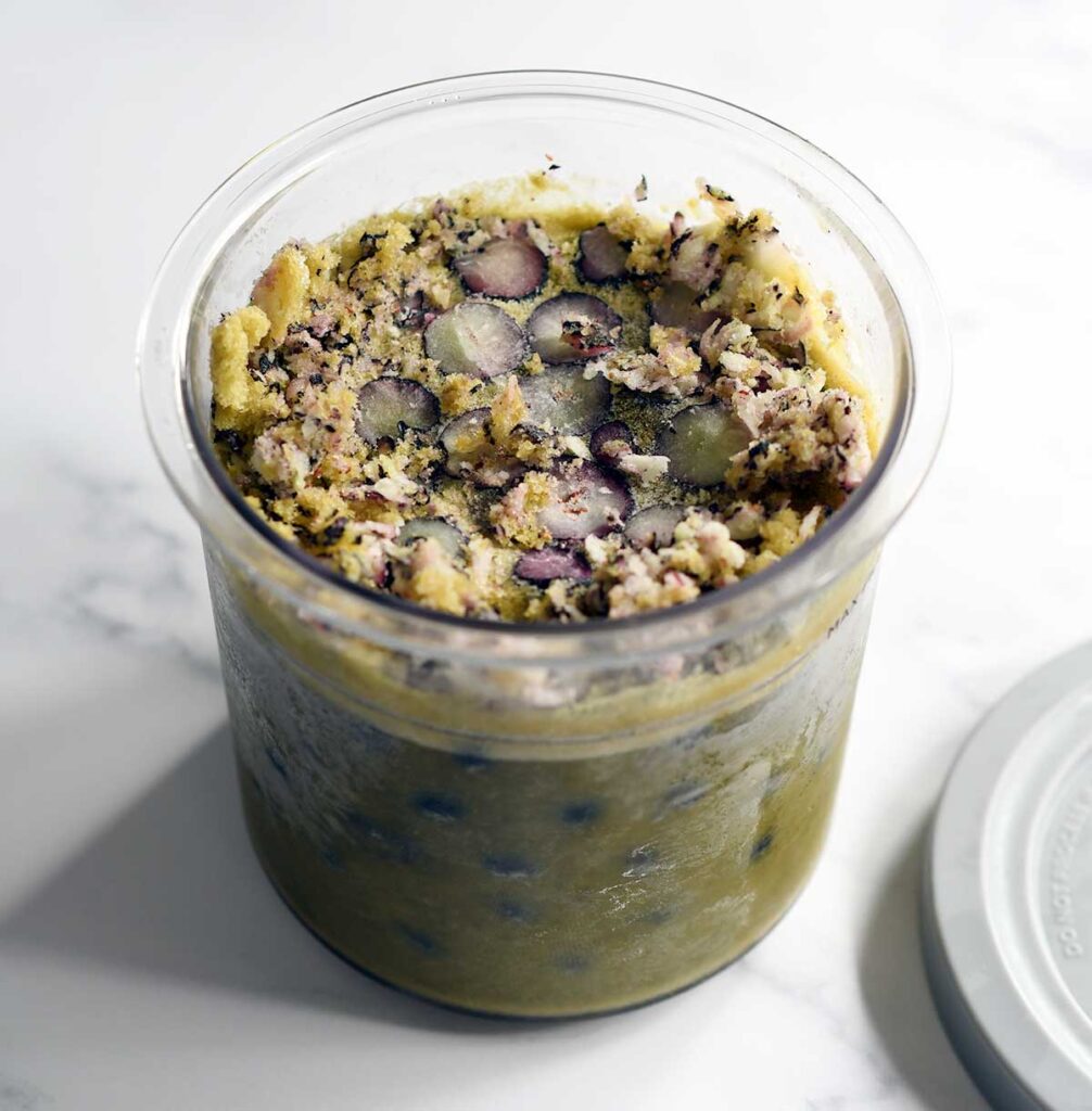 Blueberry Matcha Green Tea Ice Cream Vegan Ninja Creami Recipe (Made