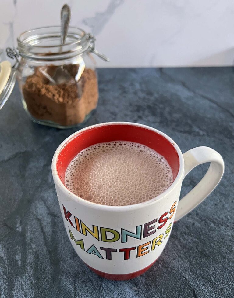 Homemade Vegan Hot Chocolate Mix Recipe with Cocoa Powder